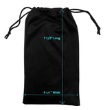 Slip in eyeglasses pouch & reader pouch small medium & large frames w/cloth