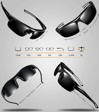 Men's Polarized Sunglasses Sports Glasses for Cycling Fishing Golf TR90 Superlight Frame