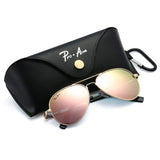 Small Polarized Aviator Sunglasses for Adult Small Face and Junior,52mm