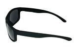 - Sport Sunglasses Black Wrap Around Rectangle Frame Great for Outdoors, Cycling, Fishing, Jogging