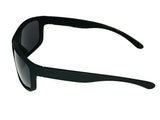 - Sport Sunglasses Black Wrap Around Rectangle Frame Great for Outdoors, Cycling, Fishing, Jogging