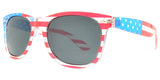 American USA Flag Polarized Sunglasses, Stars and Stripes