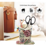 Eyeglasses Holder Stand Case, Remote Control Stationery Organizer, Plush Lined Protective Glasses Case for Desks / Night-stands Smartphone / Pencil / Apple TV Remote Controller / Eyeglasses