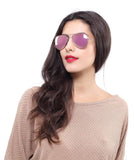 Vintage Mirrored Aviator Sunglasses for Men/Women
