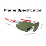 FIN Asian Fit TR90 Ultra Light Photochromic Sports Sunglasses