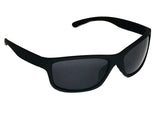 - Sport Sunglasses Black Wrap Around Rectangle Frame Great for Outdoors, Cycling, Fishing, Jogging