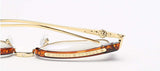 Unisex Vintage Classic Metal Glasses Frame With Clear Lenses