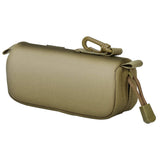 Tactical Sunglasses Case, Tactical Zipper Portable Eyeglasses Carrying Case Sunglasses Hard Case Glasses Pouch