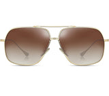 Men's HD Polarized Navigator Aviator Sunglasses for Men Driving Fishing Golf