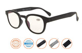 UV Protection,Anti Blue Rays,Reduce Eyestrain,Computer Reading Glasses Amber Tinted Lenses