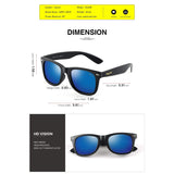 Classic Polarized Wayfarer Horn Rimmed Sunglasses for Men Women