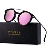 Retro Round Polarized Sunglasses for Women Men New Style Fashion Metal Frame pk1015