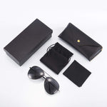 Aviator Polarized Metal Sunglasses 100% UV Protection Square Retro Driving Polarized Sun Glasses