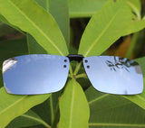Polarized Clip-on Flip up Metal Clip Sunglasses Unbreakable Driving Fishing Cycling
