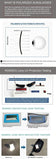 Men UV400 Rimless Aluminium-Magnesium Polarized Sunglasses For Driving Fishing Golf Outdoor