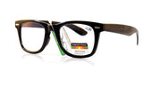 FBL Advanced Multi Focus Progressive Readers Horn Rimmed Wayfarer A096