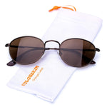 Vintage Round John Lennon Fashion Sunglasses For Men, Metal Frame Polarized Lens UV400 Anti Glare Sun Glasses