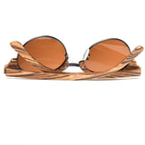 Semi Rimless Wood Polarized Sunglasses Women Men Brand Designer Wood Shades