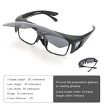 Wrap Around Polarized Sunglasses - Fit Over Prescription Rx Glasses/Myopic Glasses/Reading Glasses/Presbyopic Glasses