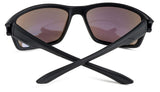 Sport Wrap Rubber Sunglasses