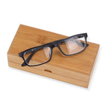 Bamboo Wood Sunglasses Case,Eyewear Case(Glasses is Not Included)