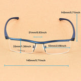 Pure Titanium Glasses Frame For Men Sport Eyeglasses With Polarized Driving Clip-on