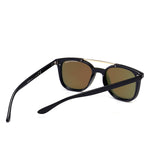Unisex Retro Classic Rimless Sunglasses One Piece Mirrored Square