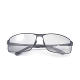 /Polarized Photochromic Lens Day and Night Al-Mg Frame Driving Photosensitive Sunglasses for Men