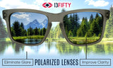 Madison Plastic Aviator Sunglasses Polarized- 3 Color Options
