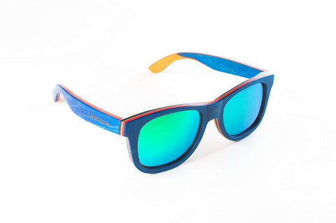 Wooden Sunglasses Skateboard Design - Shades That Float