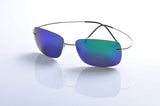 rimless titanium polarized Sunglasses