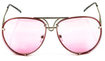Aviator Poshe Oceanic Lens Twirl Metal Design Frames Sunglasses