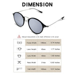 Vintage Round Polarized Sunglasses Small Circle Sun Glasses For Men/Women