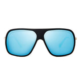 Flat Top Mirrored Designer Sunglasses Square Clear Lenses Metal Shades Men Women