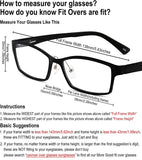 Oversized Fit Over Glasses Sunglasses with Polarized Lens for Women Men