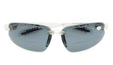 Sports Polarized Bifocal Sunglasses Half-Rimless Wraparound Designer Style Outdoor Sun Readers