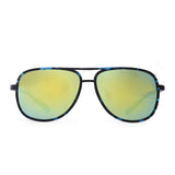 Retro Polarized Aviator Sunglasses Mirror Lightweight Eyeglasses for Men Women