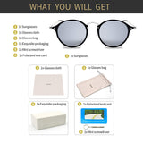Vintage Round Polarized Sunglasses Small Circle Sun Glasses For Men/Women