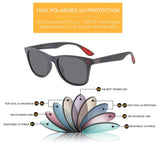 Polarized Sunglasses For Men Women Driving Retro TR90 UV400 Protection