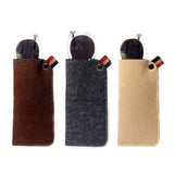 Felt Glasses Case 3 Pack Portable Soft Slip In Eyeglass Glass Sunglasses Pouch Holder