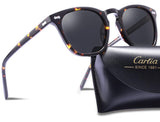 Polarized Sunglasses for Women MenVintage Round Sunglasses with Case100% UV400 Protection