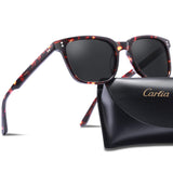 Chic Retro Polarized Sunglasses for Women MenDesigner Sunglasses with Case100% UV400 Protection