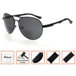Aviator Bifocal Sunglasses for Men and Women Outdoor Sun Readers UV400 Protection Pilot Style
