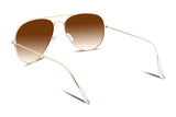 Retro Aviator Sunglasses Gradient Lens Men Women Brand Sunglasses B1100