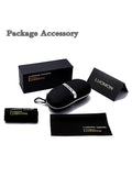 Men's Polarized Aviator Sunglasses with Al-Mg Aloy Temple 63mm Lens LM007