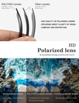 Aviator Polarized Sunglasses Metal Frame Pilot Sun Glasses for Men - UV400 Protection with Case