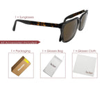 Vintage Polarized Sunglasses for Men Wayfarer Anti-Reflective UV400