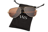 - Aviator sunglasses Mirrored flat lens | Oversized, Polarized For Women and Men UV400