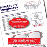 Sunglasses Wear Over Prescription Glasses, Size Medium, Polarized