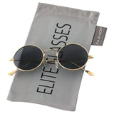Round Circle Full Metal Frame Sunglasses for Women and Men Colorful Tinted Oceanic Lens John Lennon Glasses